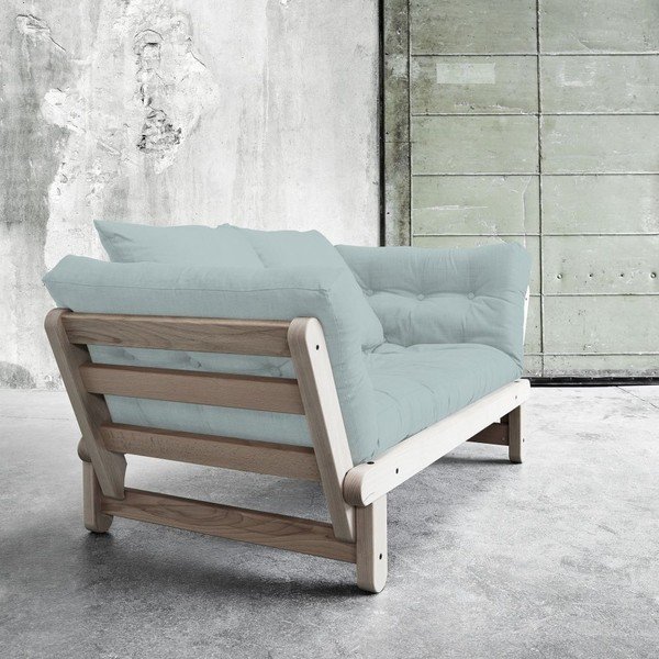 Canapea extensibilă Beat Beech/Sky Blue-image-2