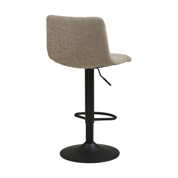 Scaun de bar bej cu înălțime ajustabilă tapițat (înălțime șezut 61 cm) Middelfart – House Nordic-image-4