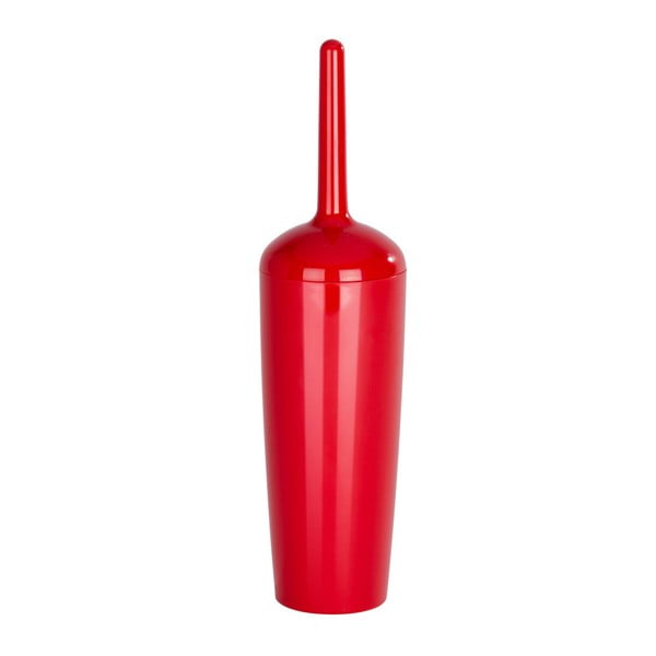 Perie pentru toaletă Wenko Cocktail Red, roșu