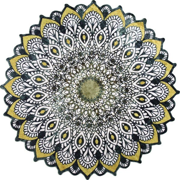 Covor Vitaus Larudo, ⌀ 100 cm-image-1