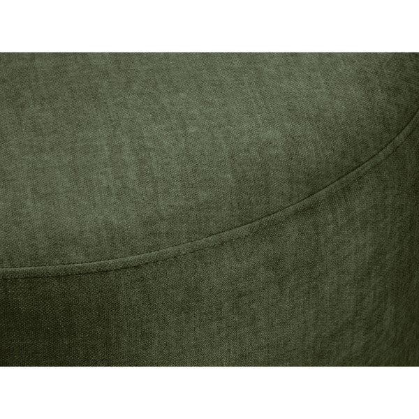 Puf din catifea Mazzini Sofas Debbie, ø 68 cm, verde-image-1