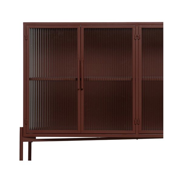 Vitrină cărămizie din metal 120x85 cm Harris – Ixia-image-3