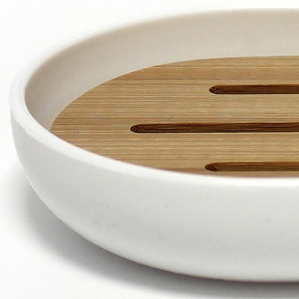 Săpunieră albă din plastic Smart – douceur d'intérieur-image-2