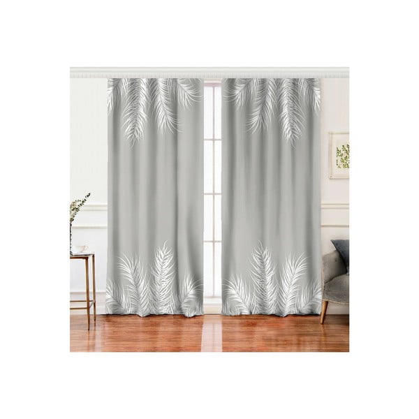 Draperii gri în set de 2 buc.- Mila Home-image-2