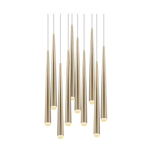 Lustră aurie LED ø 30 cm Cala – Trio Select-image-4