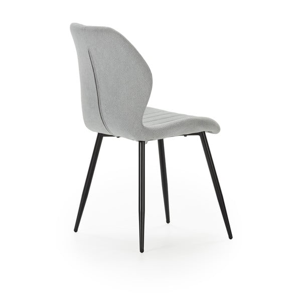 Scaune de dining gri-deschis 4 buc. Milu – Marckeric-image-4