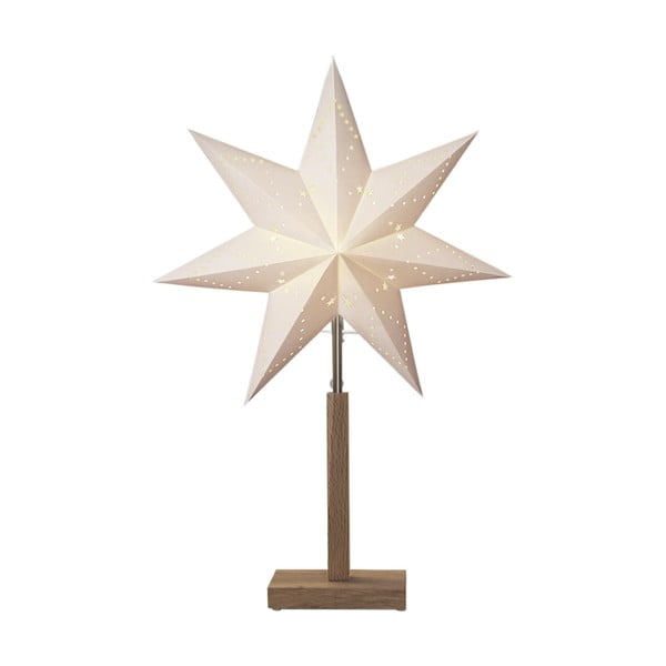 Stea luminoasă cu suport Star Trading Karo Mini, înălțime 55 cm
