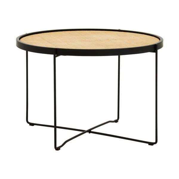 Măsuță de cafea în culoare naturală rotundă din ratan ø 60 cm Depok – Premier Housewares