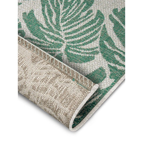 Covor adecvat pentru exterior NORTHRUGS Monstera, 70 x 200 cm, verde - bej-image-4
