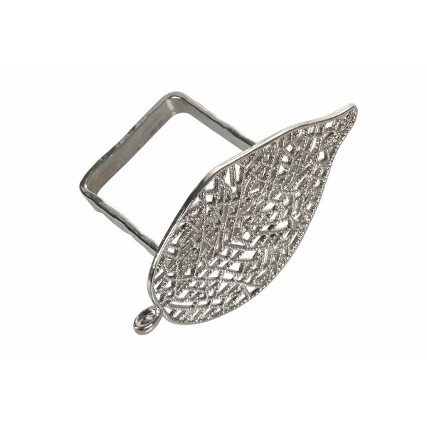 Set 4 inele pentru șervețele din metal Villa d'Este Argento, argintiu-image-1