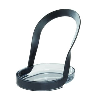 Suport auxiliar pentru bucătărie iDesign Austin, 12 x 13 cm, negru