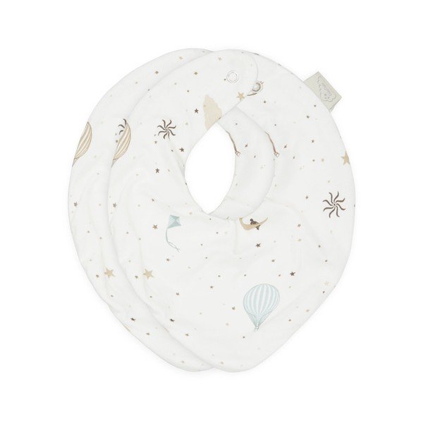 Bavete fildeș 2 buc. din bumbac organic Dreamland – Cam Cam Copenhagen