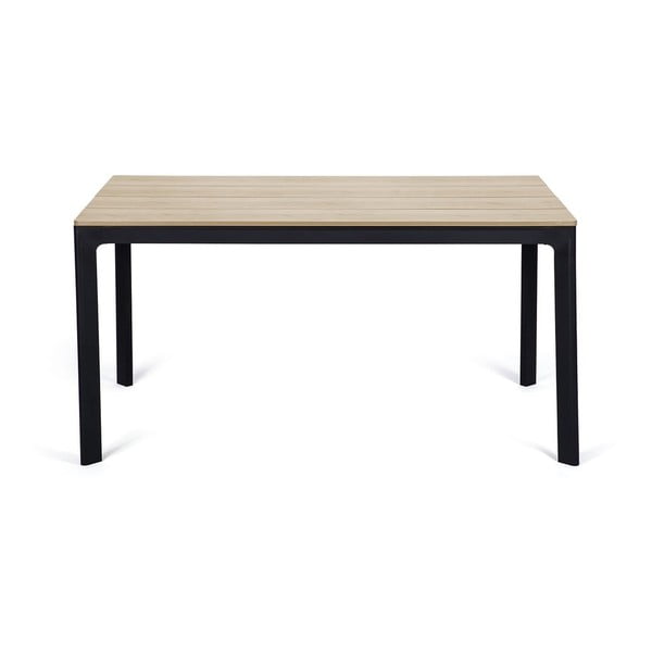 Set 4 scaune negre Kai și masă Thor - Bonami Essentials-image-1