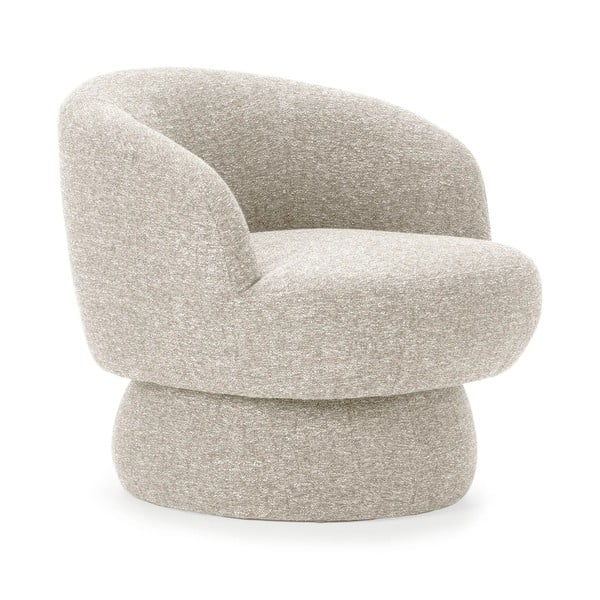 Fotoliu bej pivotant Dali – MOME