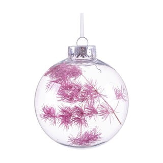 Glob de Crăciun cu detalii Unimasa, ø 8 cm, roz