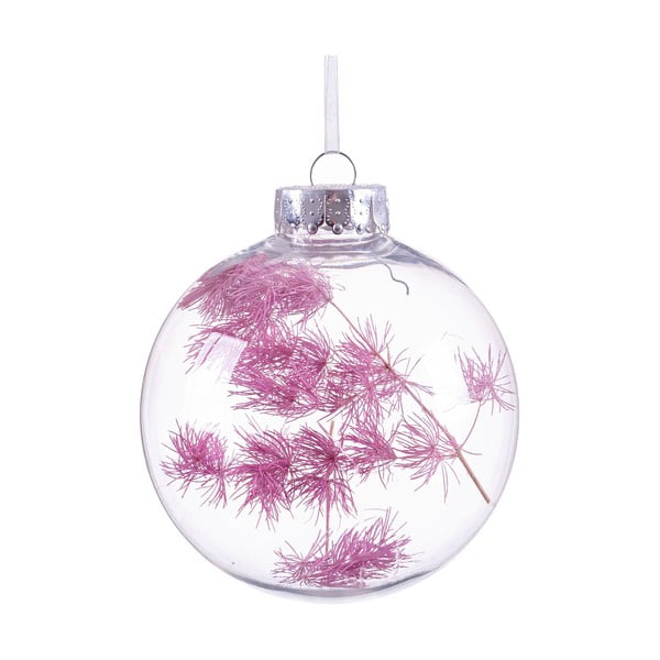 Glob de Crăciun cu detalii Casa Selección , ø 8 cm, roz