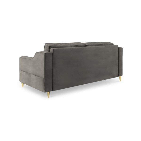 Canapea cu 2 locuri Mazzini Sofas Marigold, gri închis-image-1