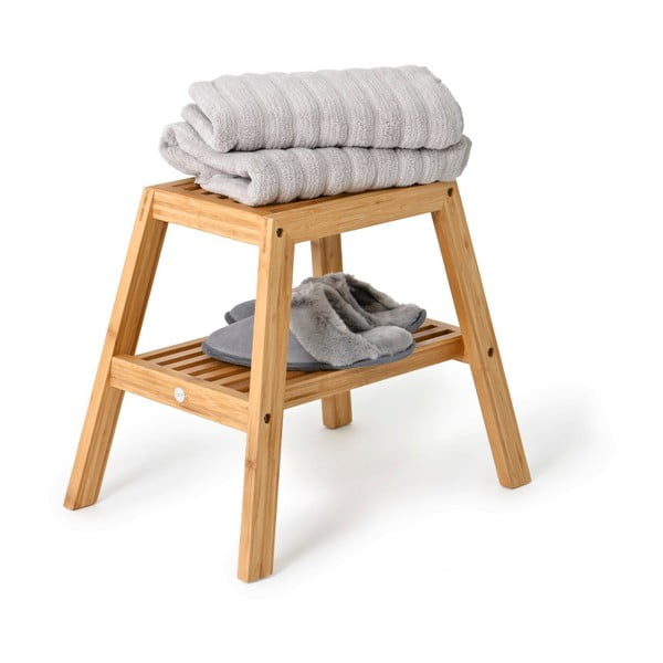 Scaun din lemn de bambus Wireworks Slatted Stool-image-4