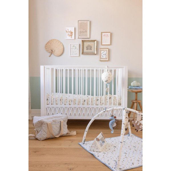 Pătuț alb cu înălțime reglabilă/co-sleeping 60x120 cm Harlequin – Cam Cam Copenhagen-image-4