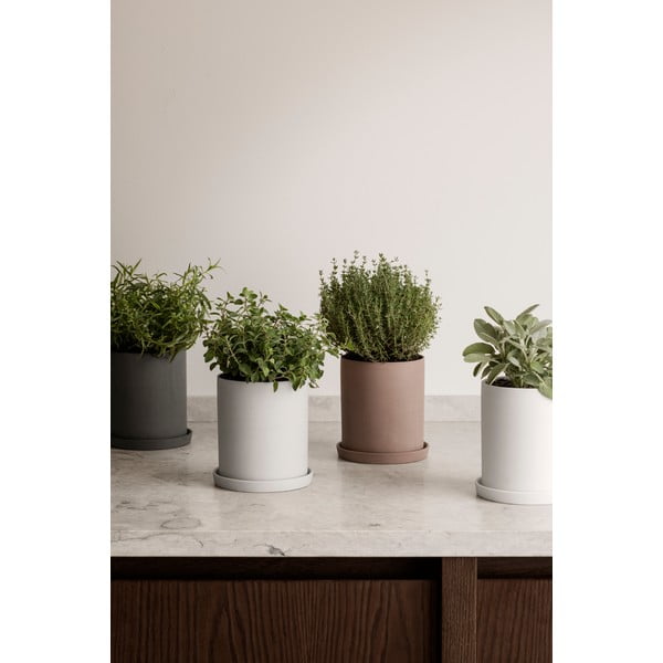 Ghiveci din porțelan Blomus Nona, roz-image-1