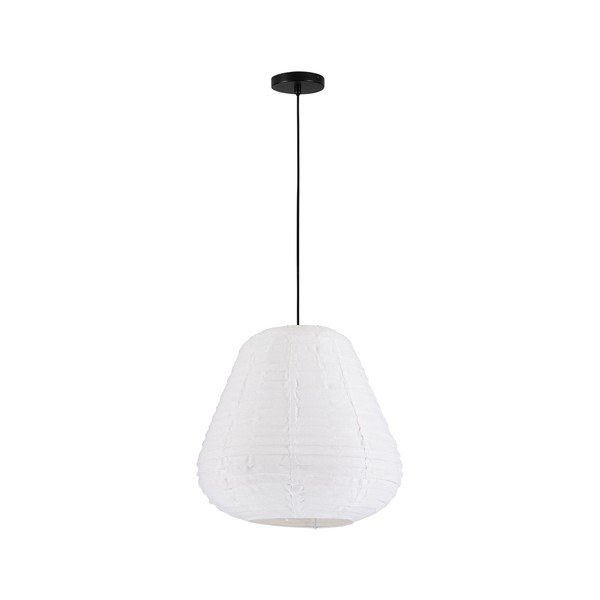 Lustră albă din in ø 50 cm Linnet – Nova Luce
