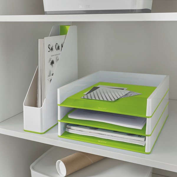 Suport pentru documente Leitz WOW alb-verde-image-1
