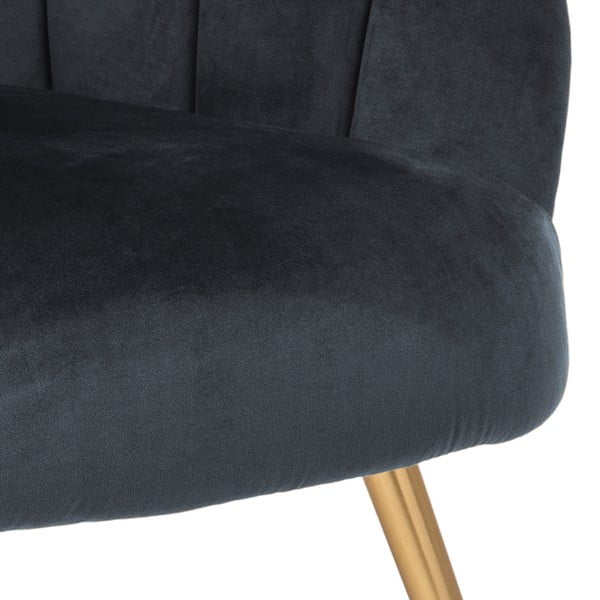 Fotoliu cu husă din catifea Actona Daniella, gri închis-image-3