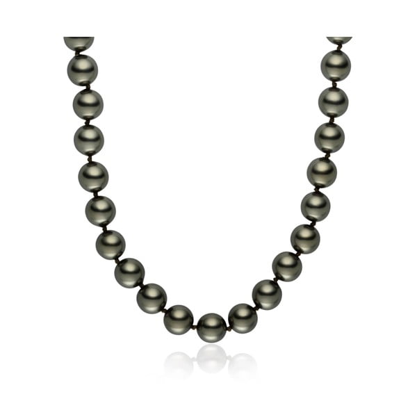 Colier cu perle gri deschis Pearls Of London Mystic, lungime 45 cm