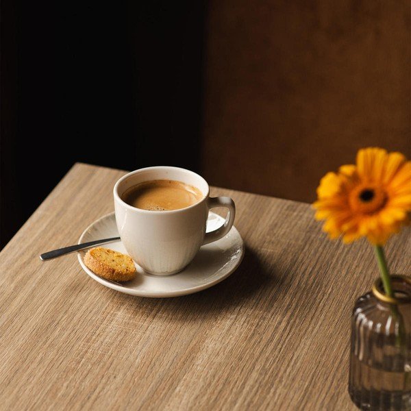 Farfurioară gri deschis din porțelan ø 14 cm Nuance – BonBistro-image-1