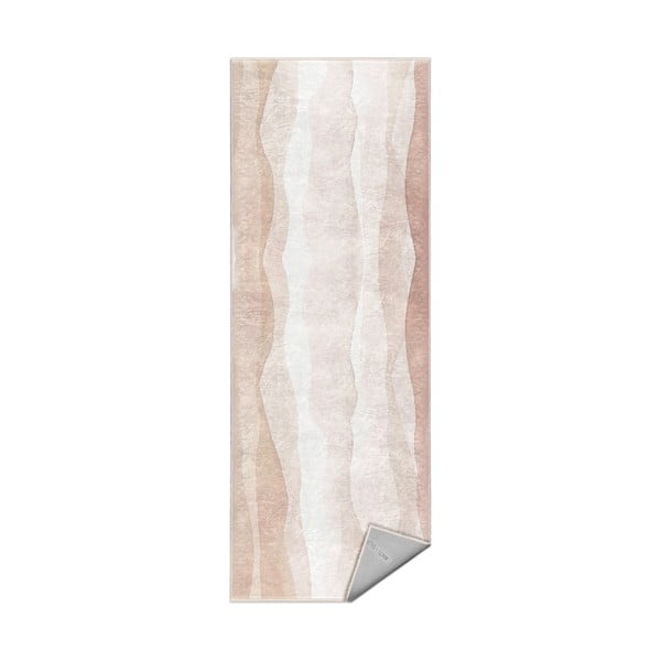 Covor tip traversă crem lavabil 80x200 cm Komodo Beach – Mila Home