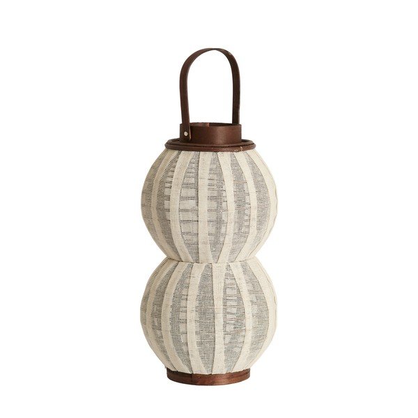 Felinar din lemn/din material textil (înălțime 48 cm) Arbore – Light & Living