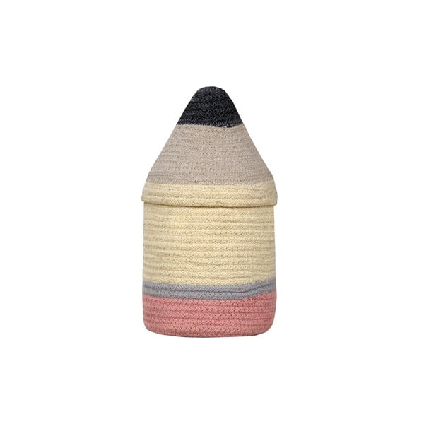 Coș de jucării pentru copii din material textil ø 13x30 cm Pencil Small – Lorena Canals