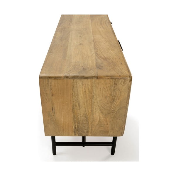 Comodă TV în culoare naturală din lemn de mango 145x50x40 cm Mundra – MOME-image-1