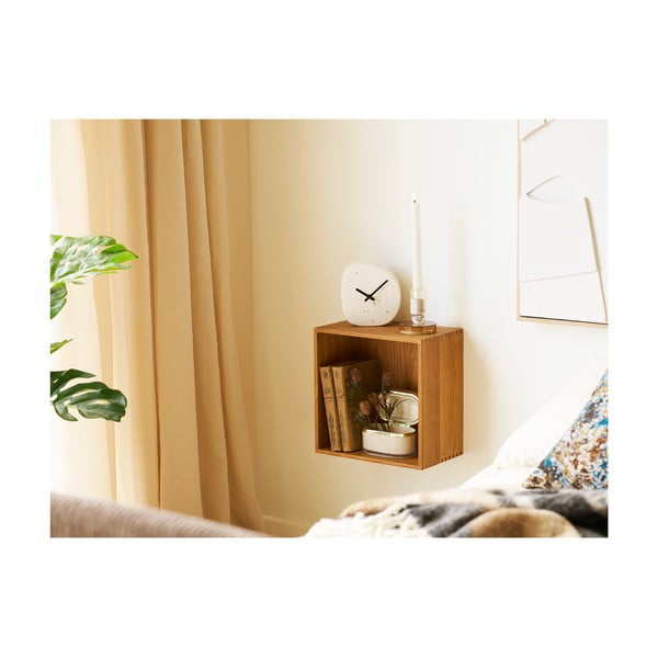 Raft în culoare naturală etajat din lemn de stejar 18 cm Townsville – House Nordic-image-3