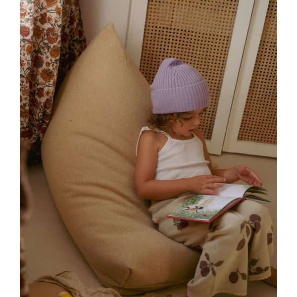 Fotoliu puf pentru copii galben deschis Cleo Light Honey – Lorena Canals-image-3