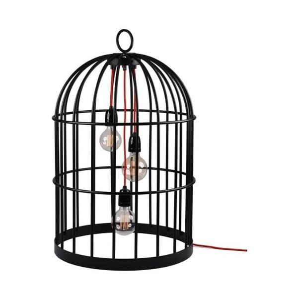 Corp de iluminat suspendat Filament Style XL Bird Cage, negru