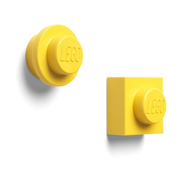 Set 2 magneți LEGO®, galben