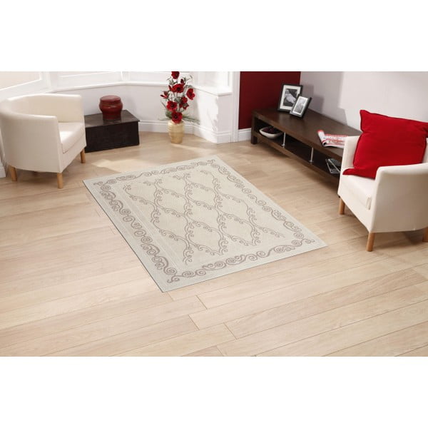 Covor din bumbac Floorist Gina, 80 x 300 cm, crem-image-1