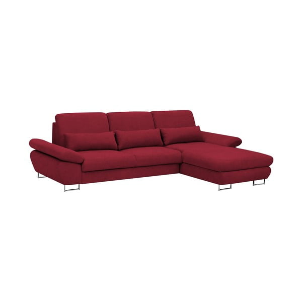 Canapea extensibilă Windsor & Co Sofas Pi, roşu, partea dreaptă-image-1
