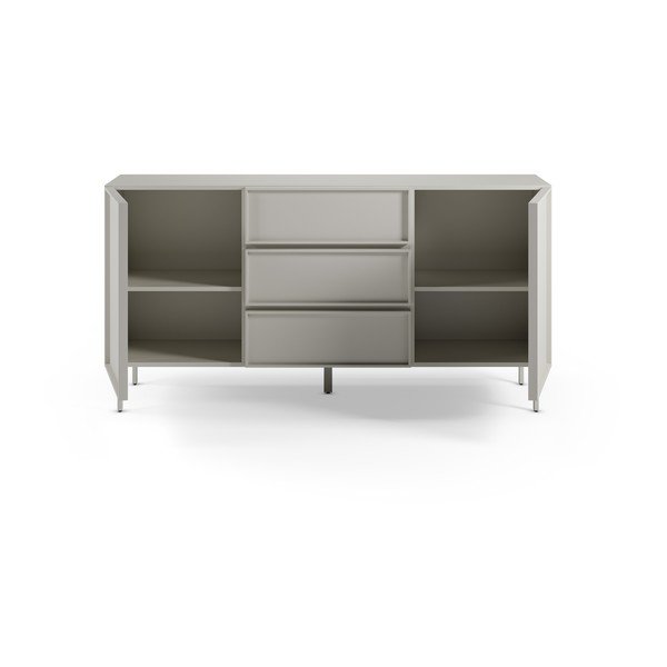 Comodă crem 160x80x42 cm Brise – Marckeric-image-1