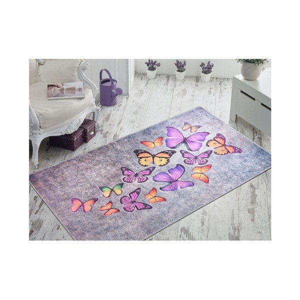 Covor rezistent Vitaus Butterfly Madness, 80 x 150 cm