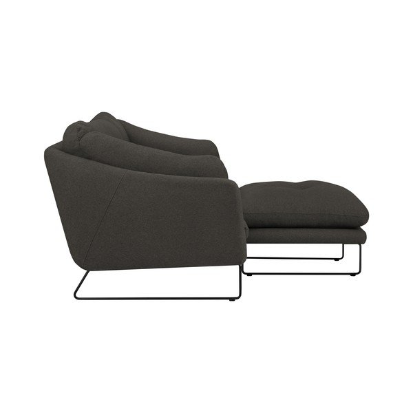 Set canapea cu puf Windsor & Co Sofas Comet, gri - maro-image-2