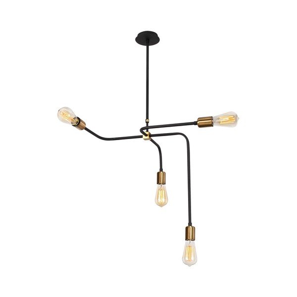 Lustră metalică Opviq lights Iris, negru-image-3