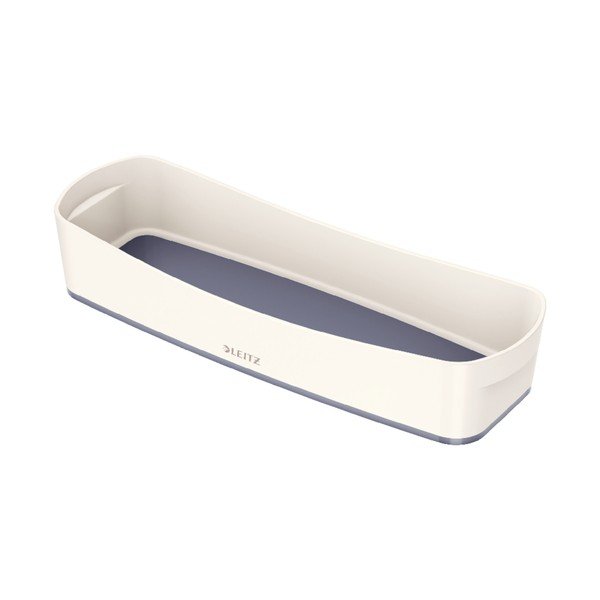 Organizator de birou din plastic alb-gri MyBox - Leitz