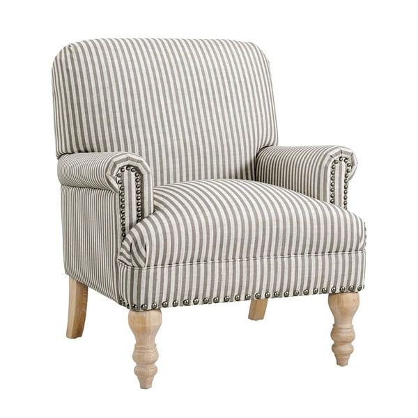 Fotoliu bej cu tapițerie din in Jaya – Støraa