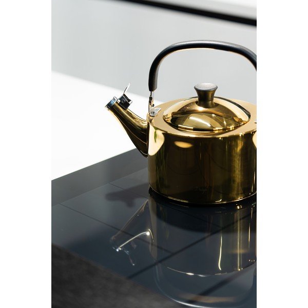 Ceainic auriu lucios din oțel inoxidabil 1,5 l Diamante – Vialli Design-image-1