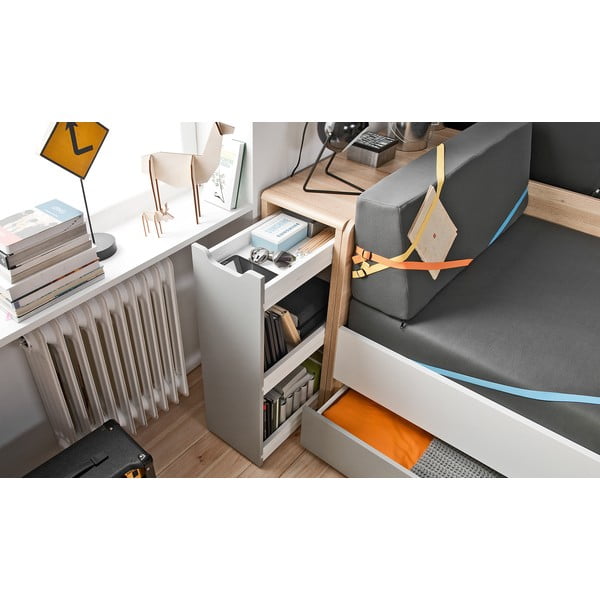 Dulap pentru pat cu uși gri Vox Evolve-image-3