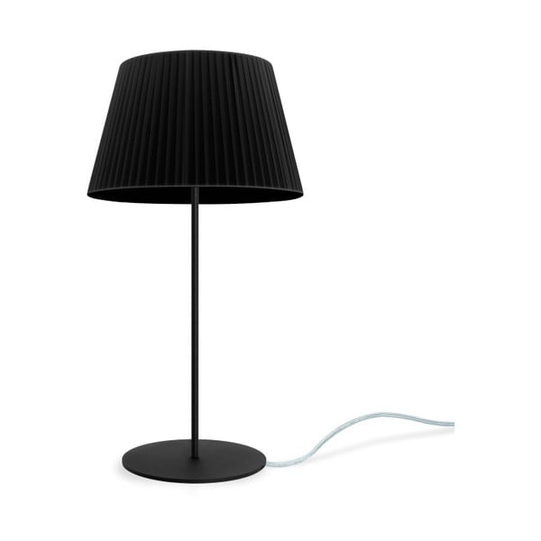 Lampă de birou Bulb Attack Dos Plisado, ⌀ 36 cm, negru