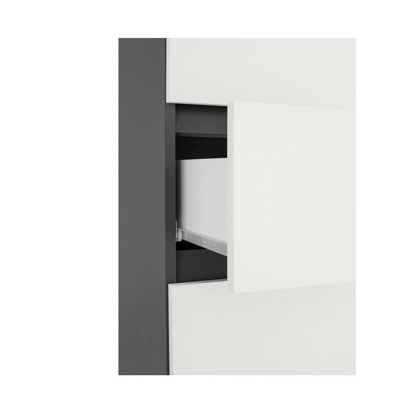 Dulap de baie alb înalt/îngust 38x180 cm Wisla – Støraa-image-1