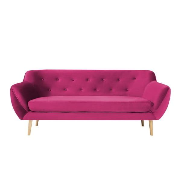 Canapea cu 3 locuri Mazzini Sofas AMELIE, roz